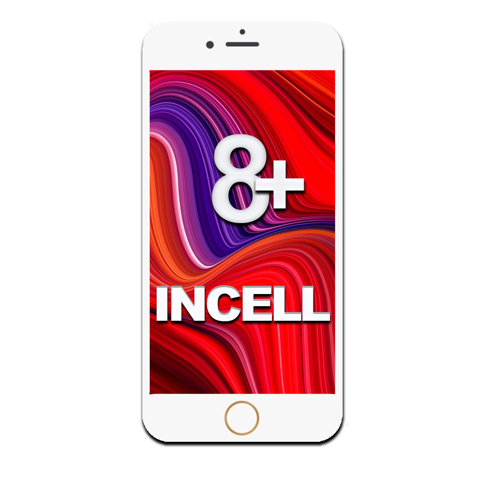 INCELL LCD DISPLAY ASSEMBLY FOR IPHONE 8 PLUS WHITE