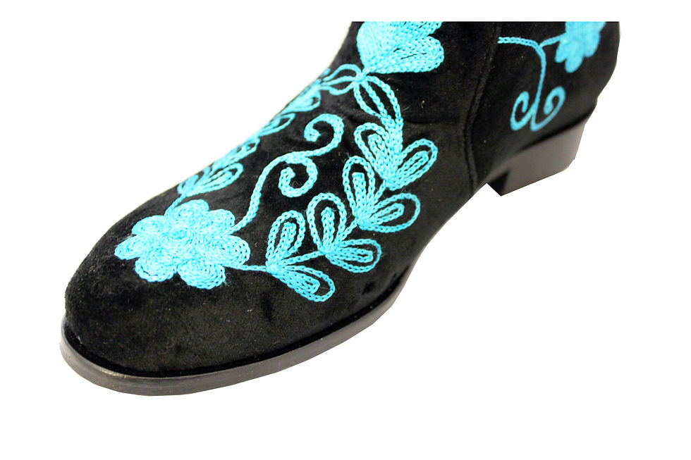 Thumbnail: Black Velvet Turquoise Love - Riding
