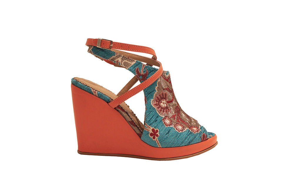 Thumbnail: Turquoise Orange Lather - Urban Wedge