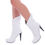 Thumbnail: White Leather Posh - Stiletto