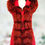 Thumbnail: Red Leather Parka Fox Removable Arms