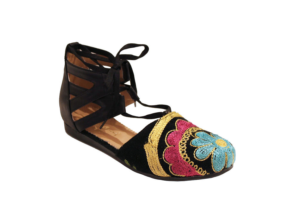 Thumbnail: One of a Kind Suzani Leather - Espadrilles