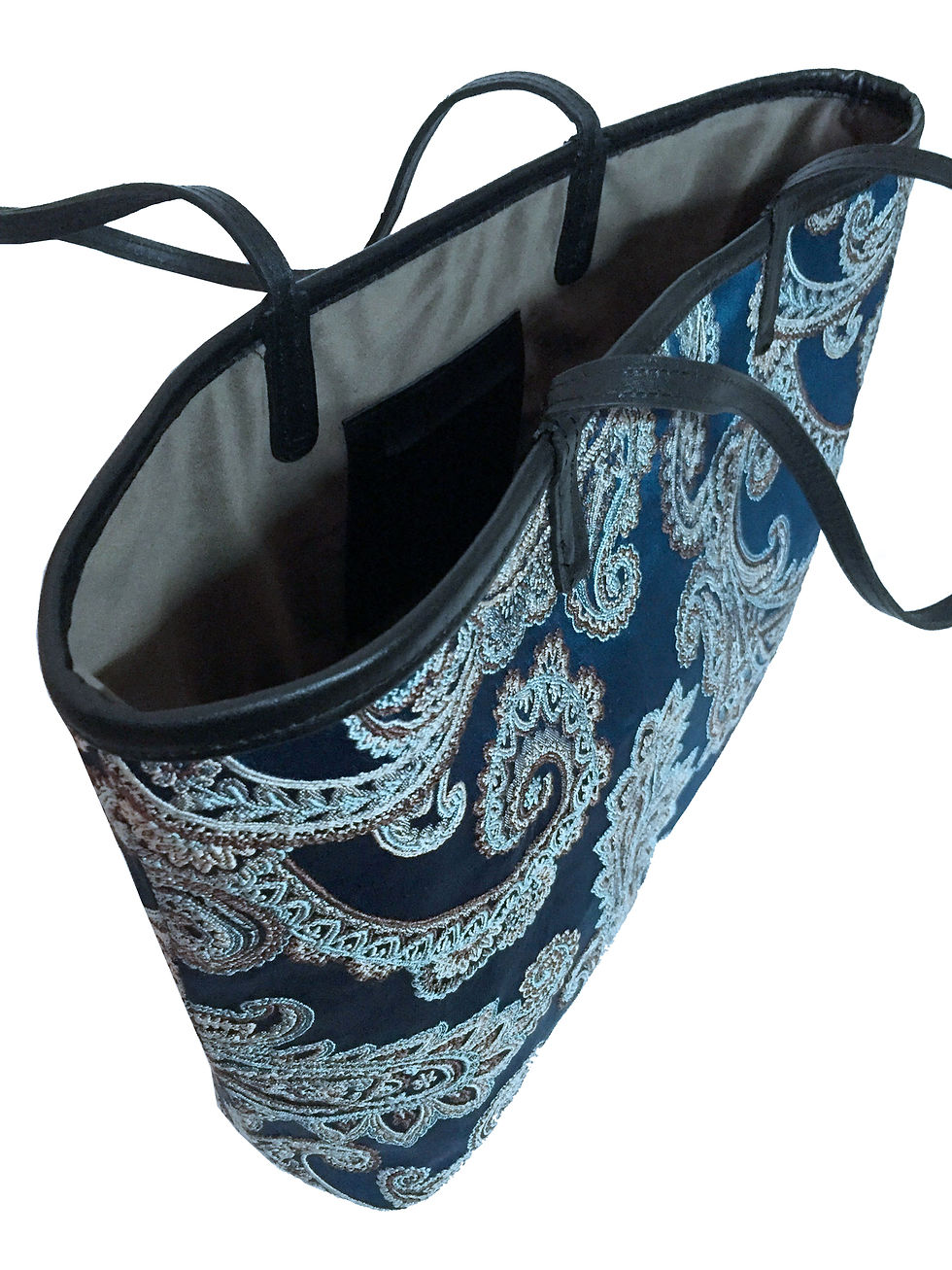 Thumbnail: Blue Paisley Beach Bag