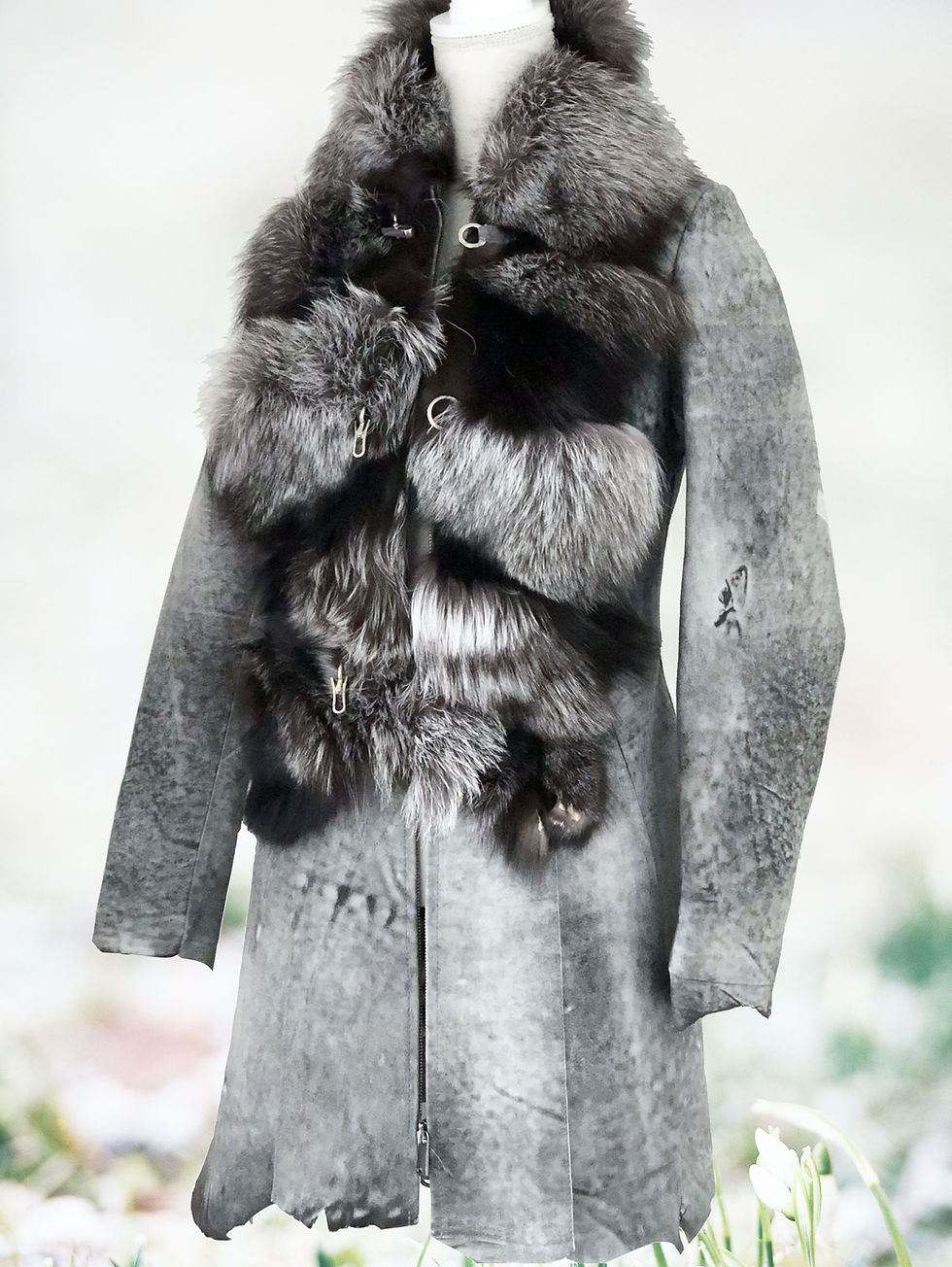 Thumbnail: Leather Fox Khaleesi Coat