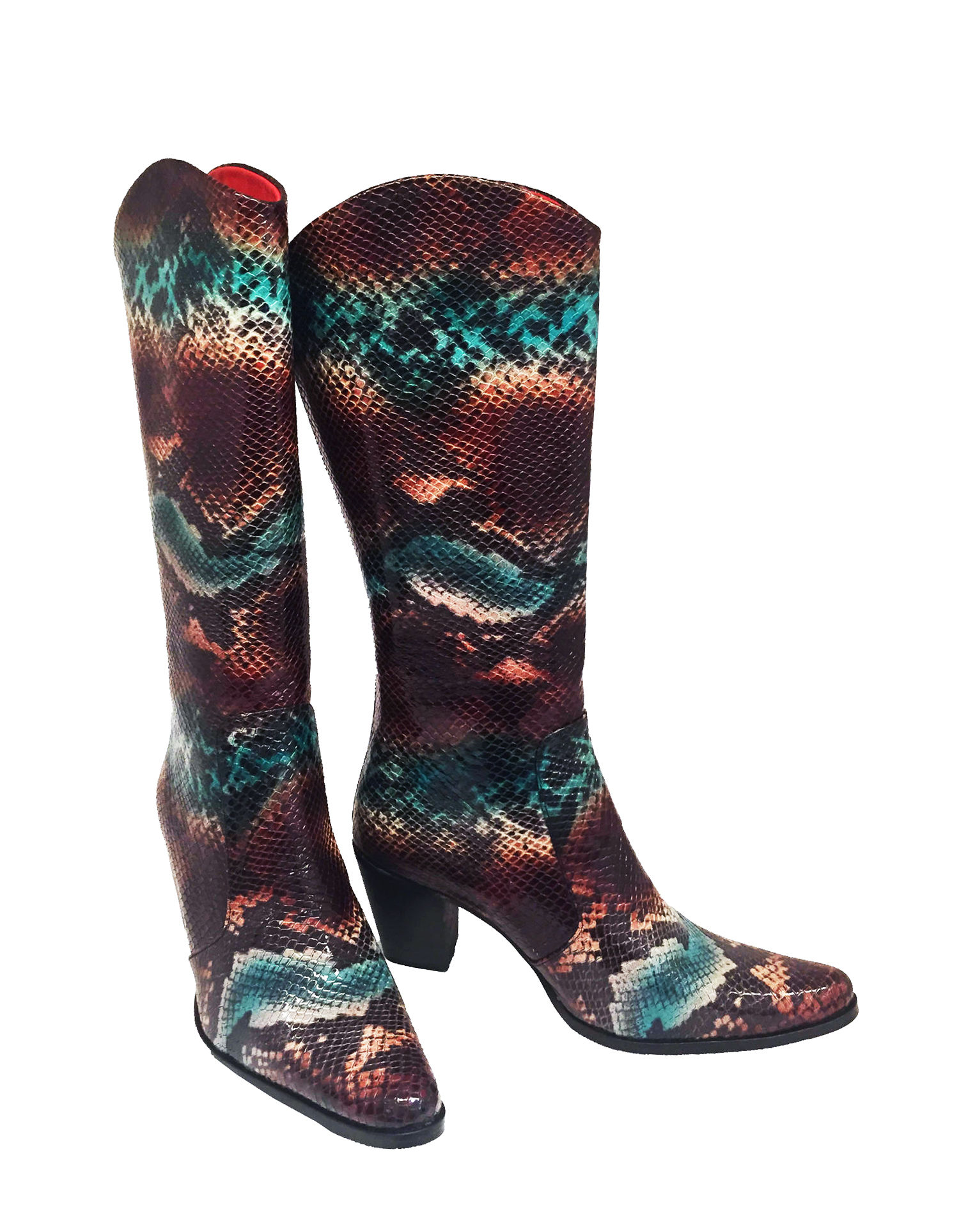 Brown Turquoise Python - Cowboys