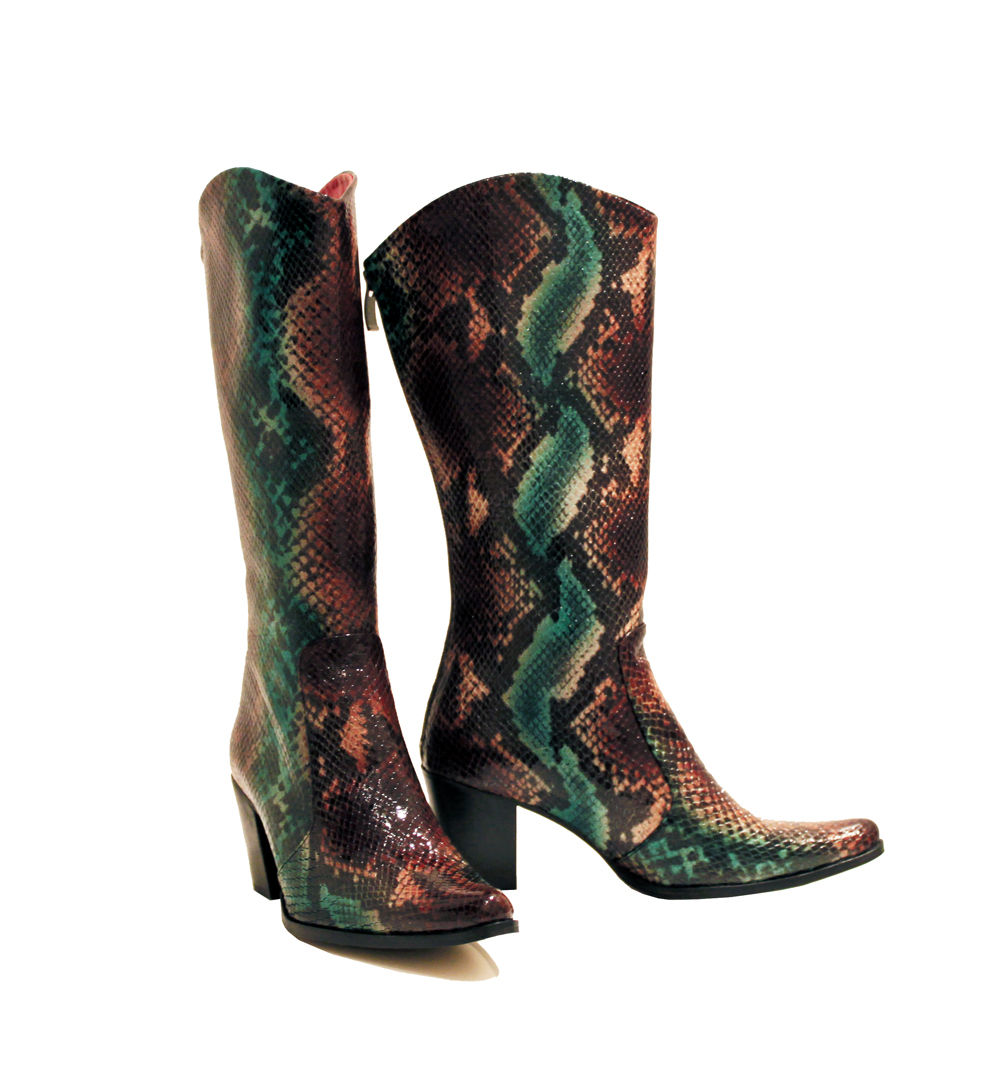 Brown Turquoise Python - Cowboys