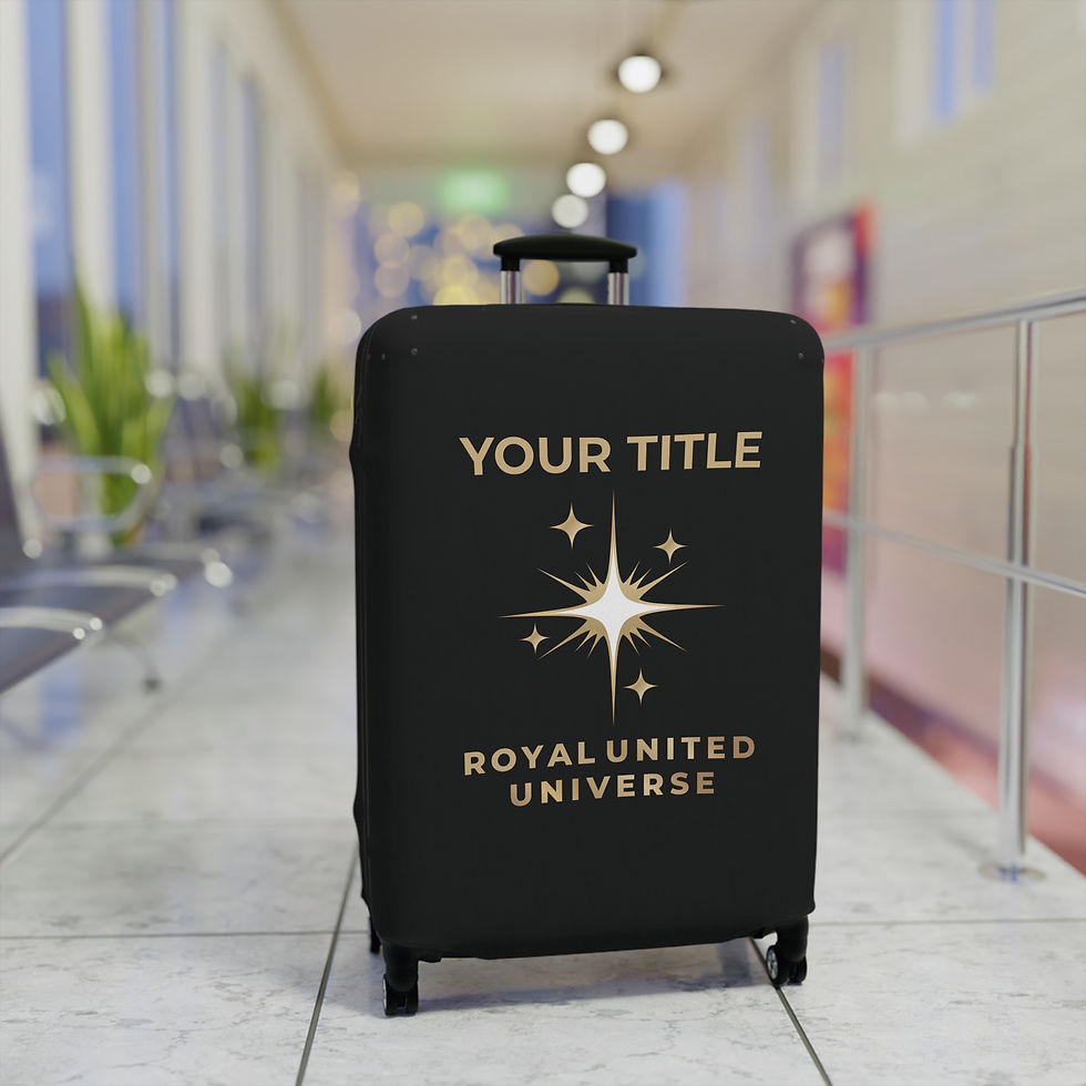 Thumbnail: Luggage Cover - Royal United Universe Custom Title 