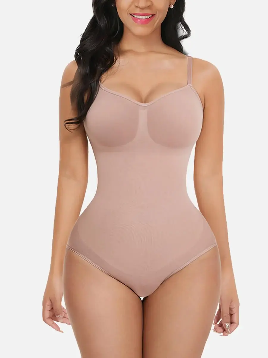 Thumbnail: Seamless Sculpt Tighten The Abdomen One-piece Shapewear Briefs