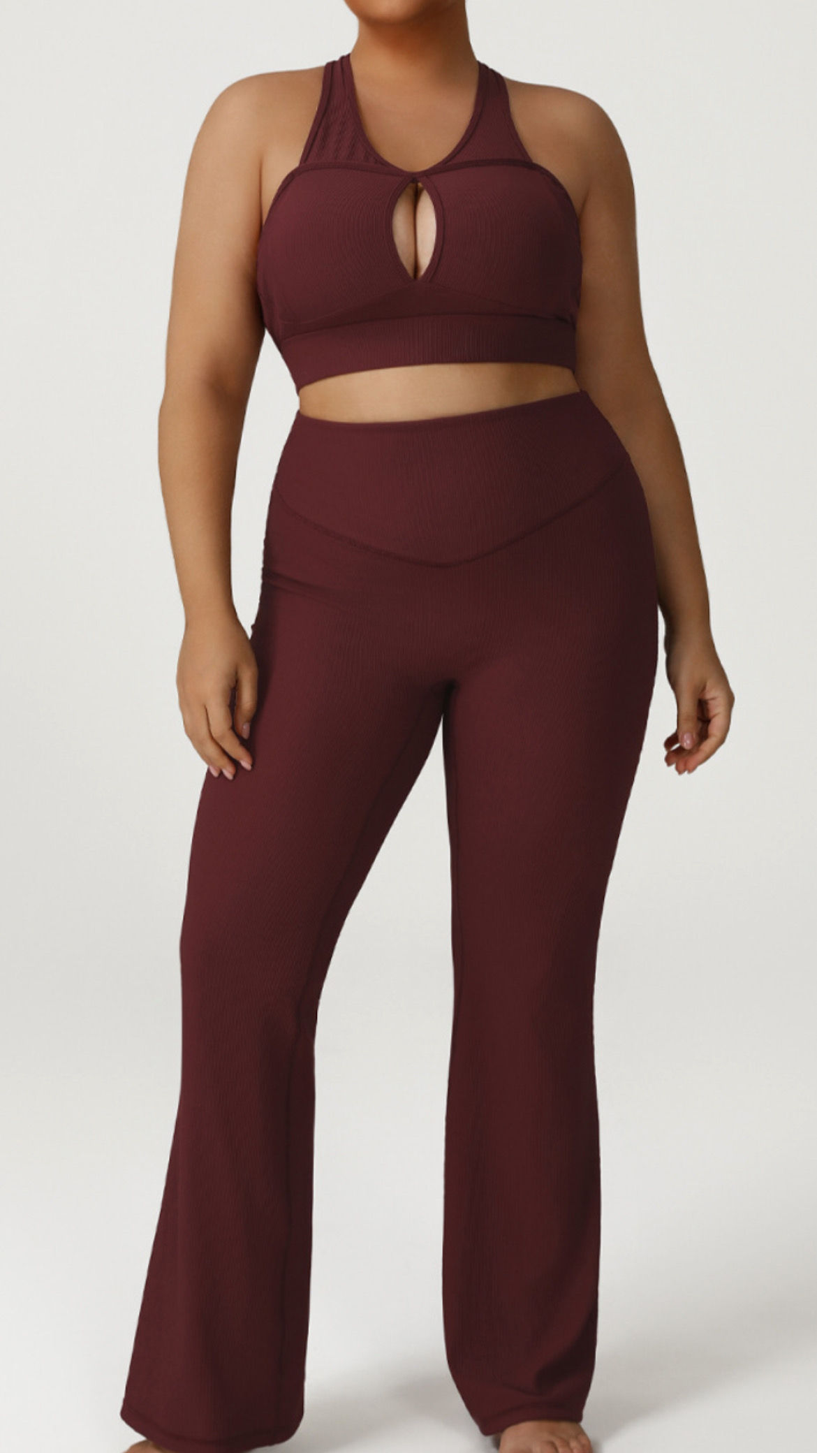 Curve Sculpt Flare Pants  – Plus Size 