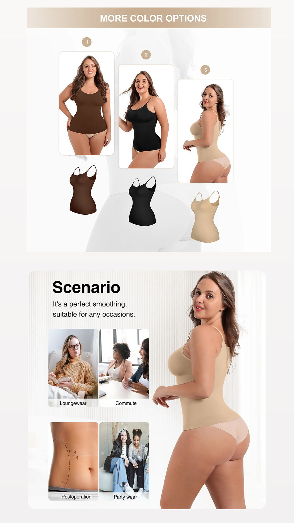 Thumbnail: Seamless Tummy Control Shaping Cami