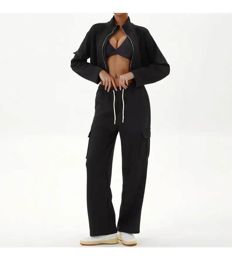 Thumbnail: 3 Pcs. Longsleeve & Sweats Set