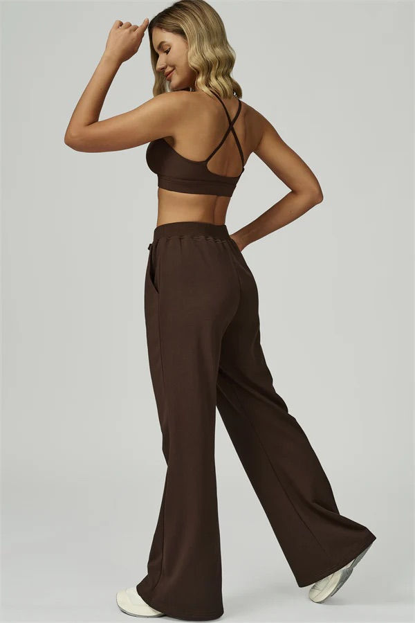 Thumbnail: Nexfit Luxe Wide-Leg Joggers + Studio Crop Bra