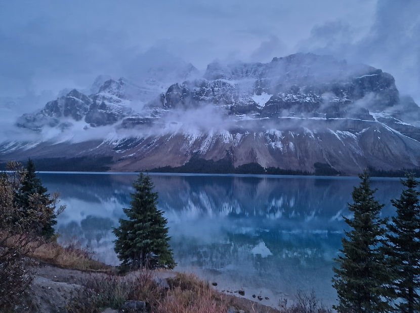 Bow Lake Viewpoint Alberta