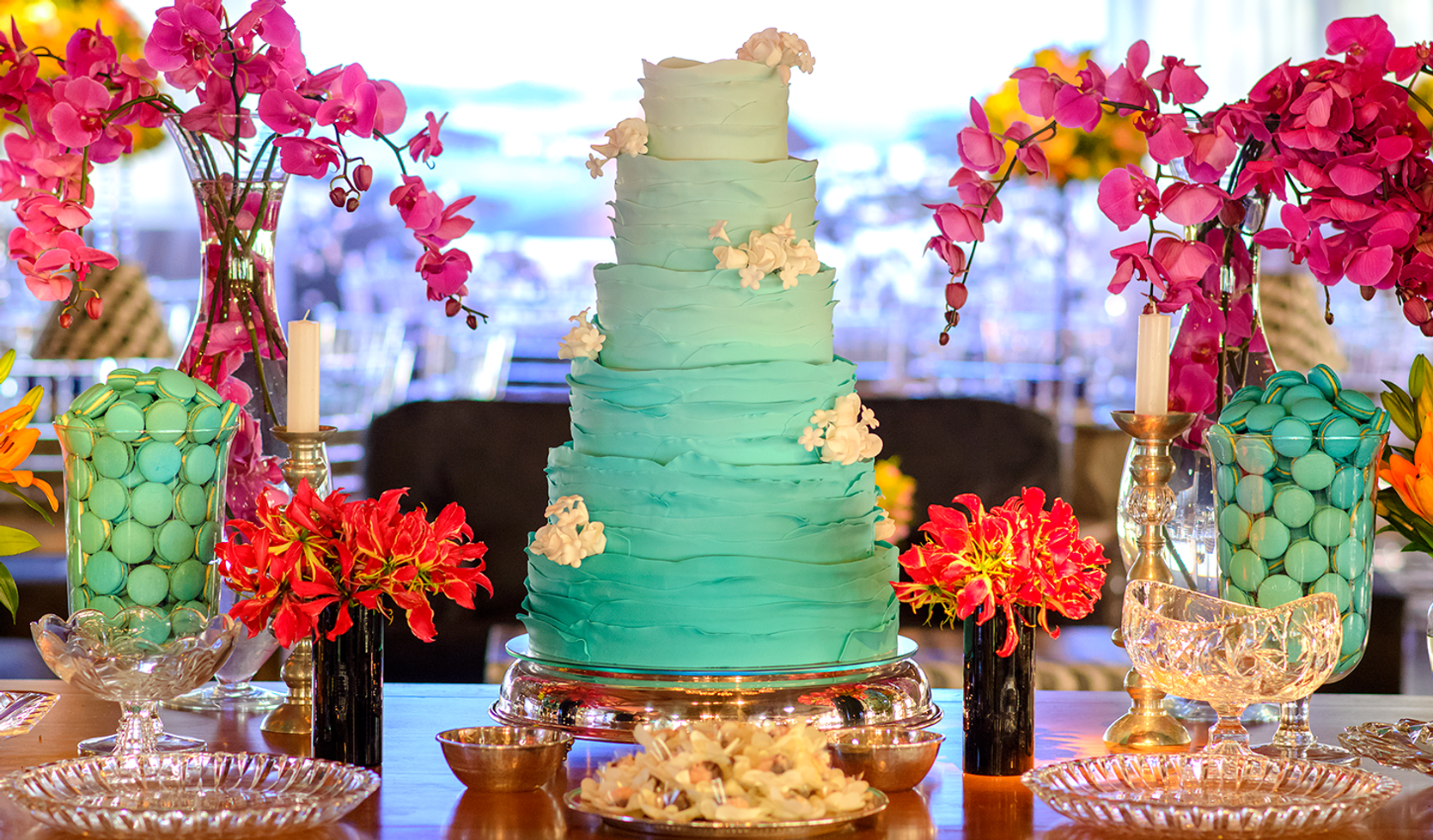 Bolo de casamento na praia - Francine Machado Cake & Design - Bolos e Doces
