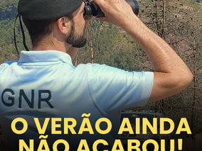 GNR reforça acções de prevenção e combate aos incêndios face ao agravamento do risco de incêndio