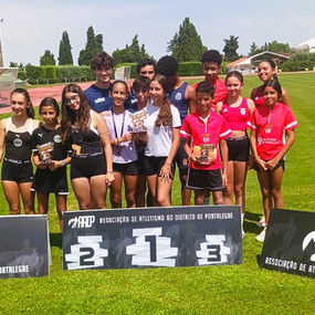 Sport Arronches e Benfica conquista quatro títulos distritais e sobe ao pódio colectivo em Castelo de Vide