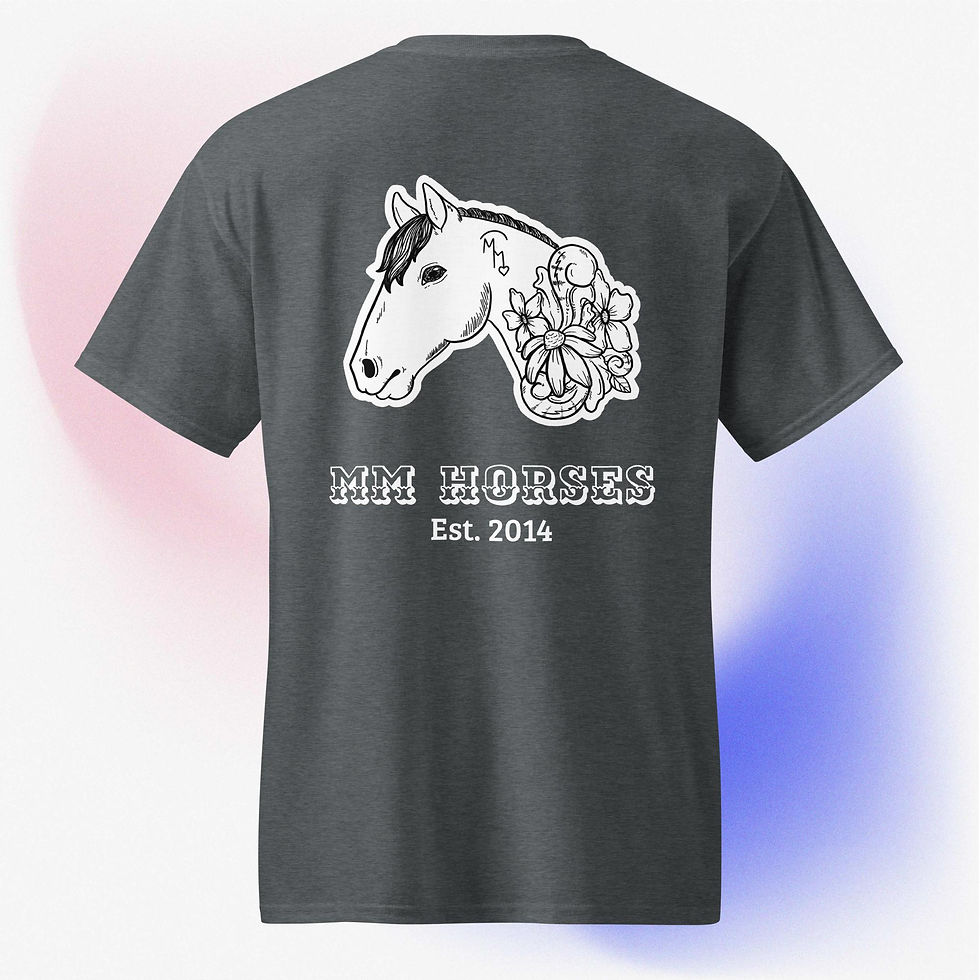 Adult White Logo on Back w/ Est. 2014 DryBlend® T-Shirt