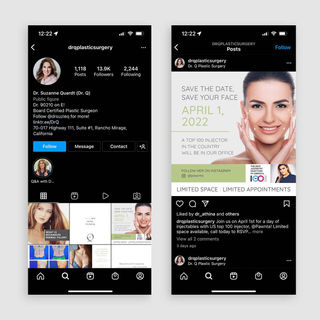 Dr. Q Instagram page