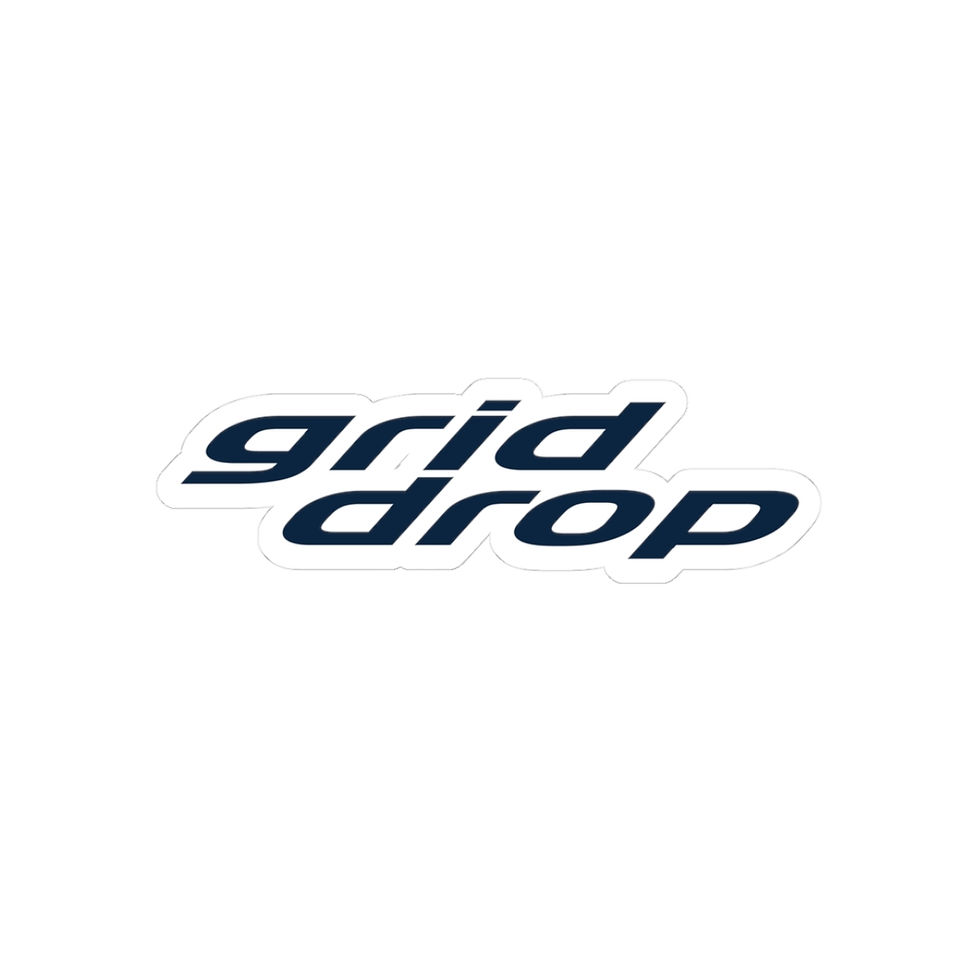 Thumbnail: GridDrop Slant Logo Sticker
