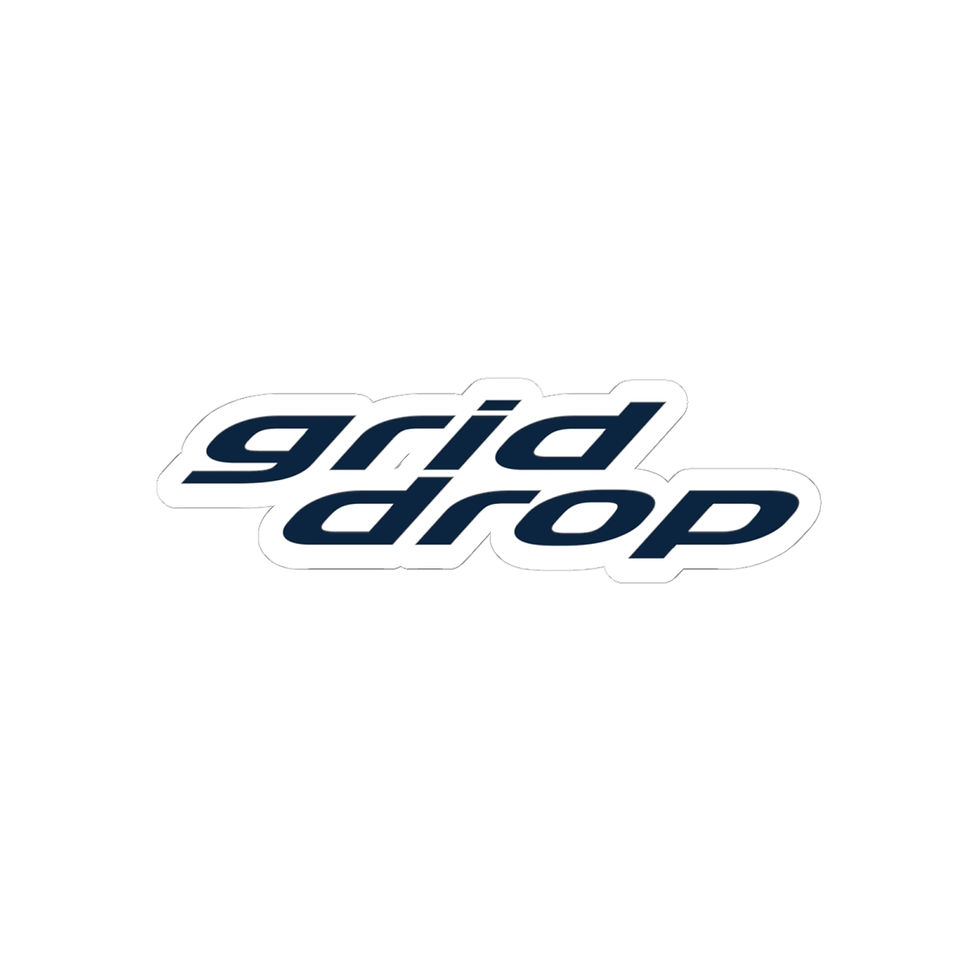 Thumbnail: GridDrop Slant Logo Sticker