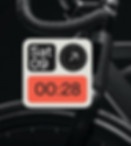 Cycling app interface displaying route tracking and performance metrics, designed by Kjaeer for cyclists to enhance their riding experience.