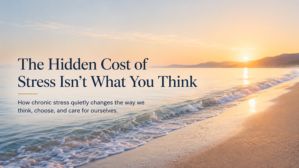 The Hidden Cost of Stress Is Not What You Think