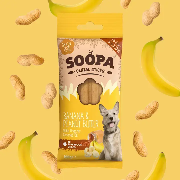 SOOPA banana- peanutbutter sticks