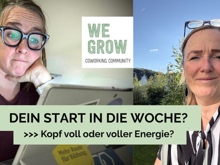 Dein Start in die Woche? Kopf voll oder voller Energie?