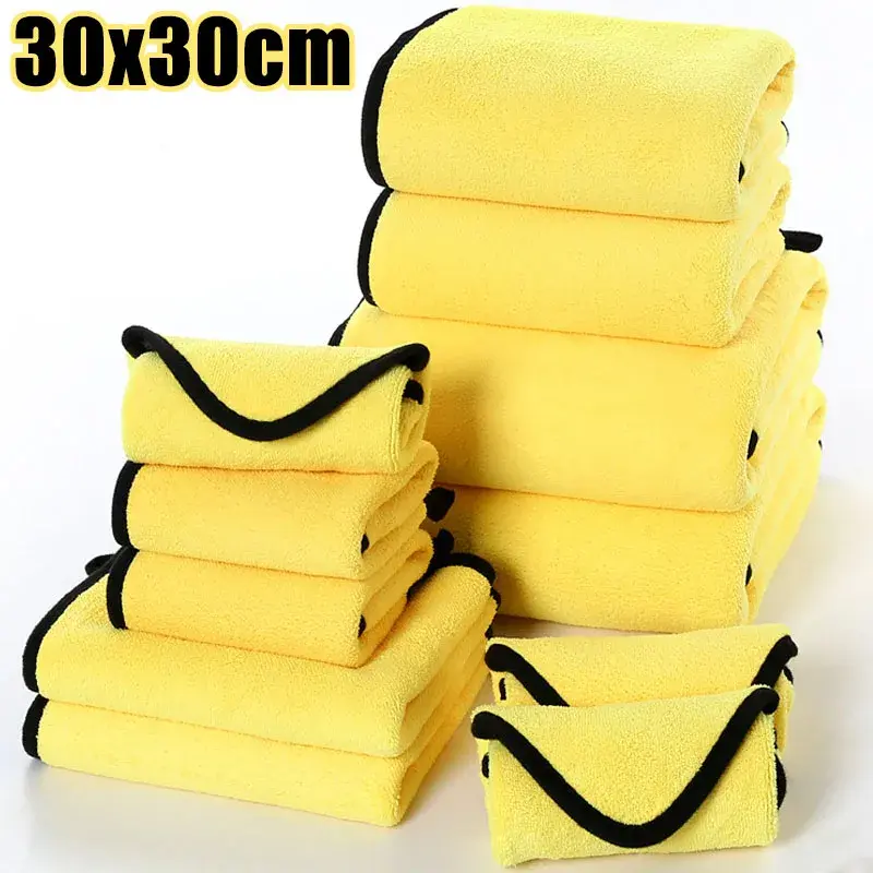 Toalla de limpieza de microfibra, paños de limpieza para coche, detalles profes
