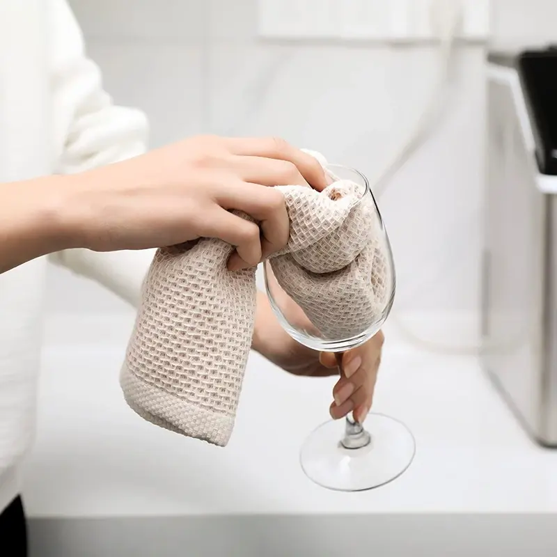 Nueva Paño de Cocina 100% Algodón, Toalla de Cocina Ultra Suave y Absorbente,