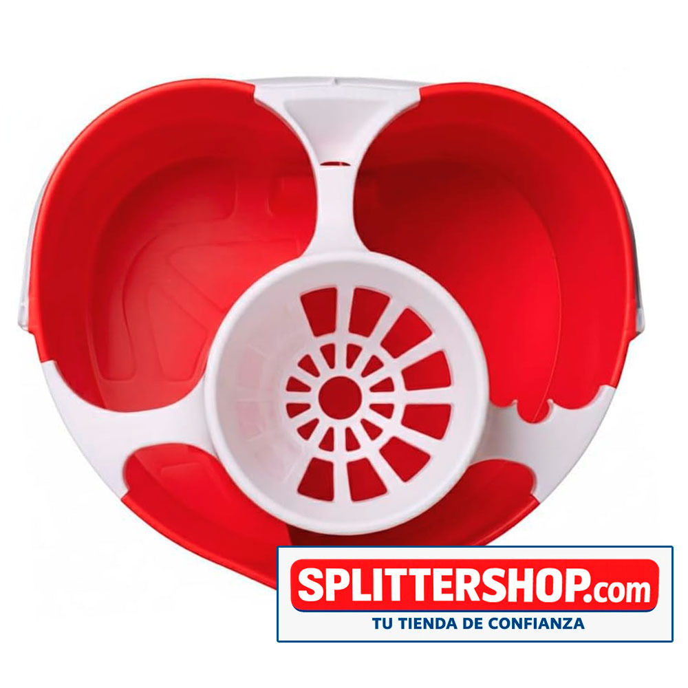 Cubo de limpieza Splitter con doble compartimento y escurridor mas fregona de ti