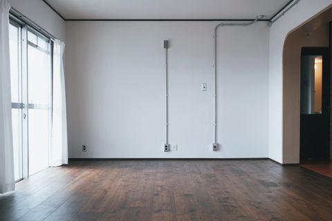 団地 リノベーション 無垢床