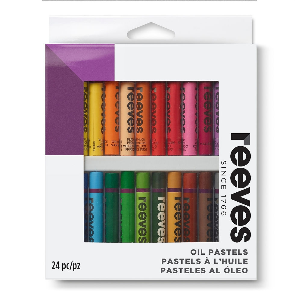 Miniatură: 780804866124- Set pasteluri uleioase Reeves 24 de culori 780804866124