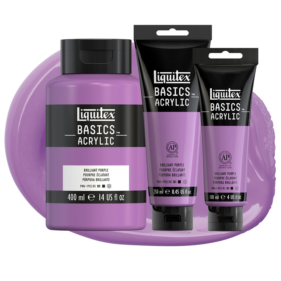 Miniatură: Culori acrilice 590 Brilliant Purple Liquitex Basics