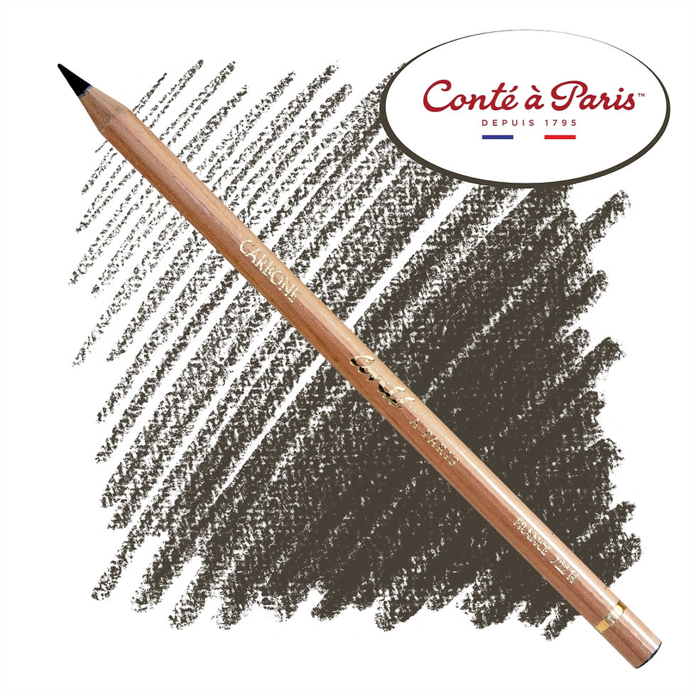 Miniatură: 3013645001193 - Creioane pentru schita Carbon Round H Conte a Paris 3013645001193