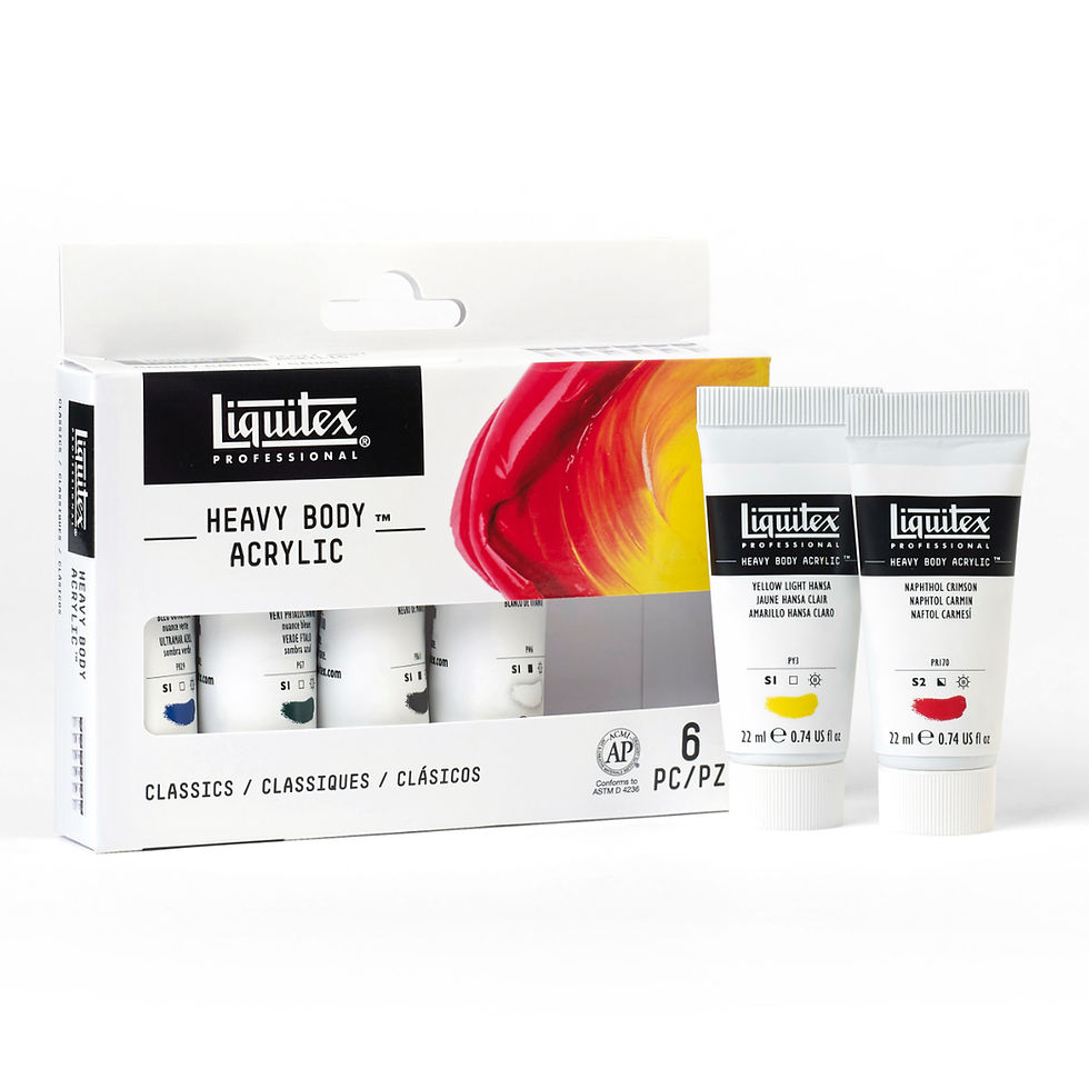 887452995401- Set 6x22ml culori acrilice Heavy Body Liquitex 887452995401