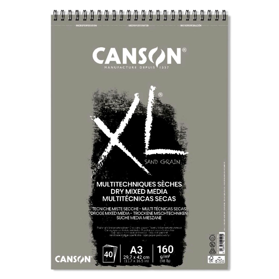 Miniatură: 3148950028396- Bloc hartie XL Sand Grain Canson A3 160g 40 file 3148950028396