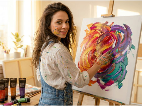 Asta înseamnă să pictezi cu Liquitex Basics — acrilice vii, pigmentate, care răspund exact cum vrei tu. De la prima pensulă până la ultimul detaliu.