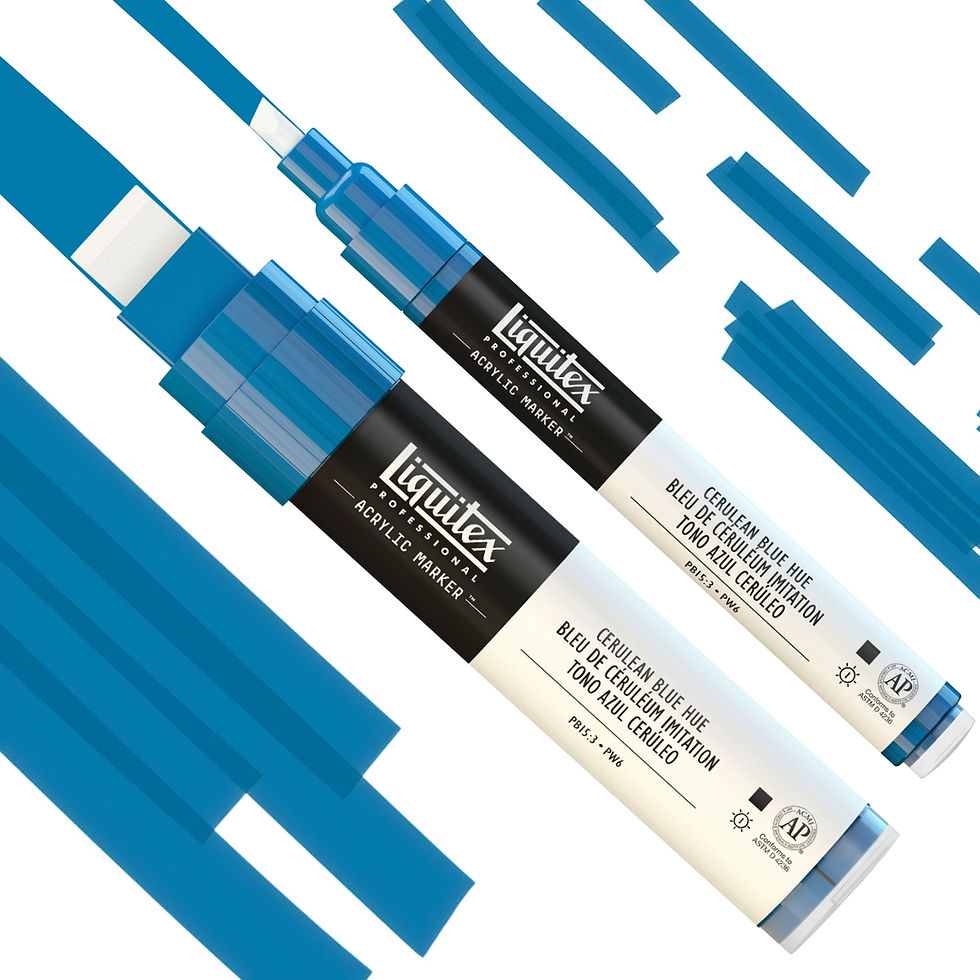 Miniatură: 887452000747, 887452000235- Marker Acrilic 470 Cerulean Blue Hue Profesional Liquitex