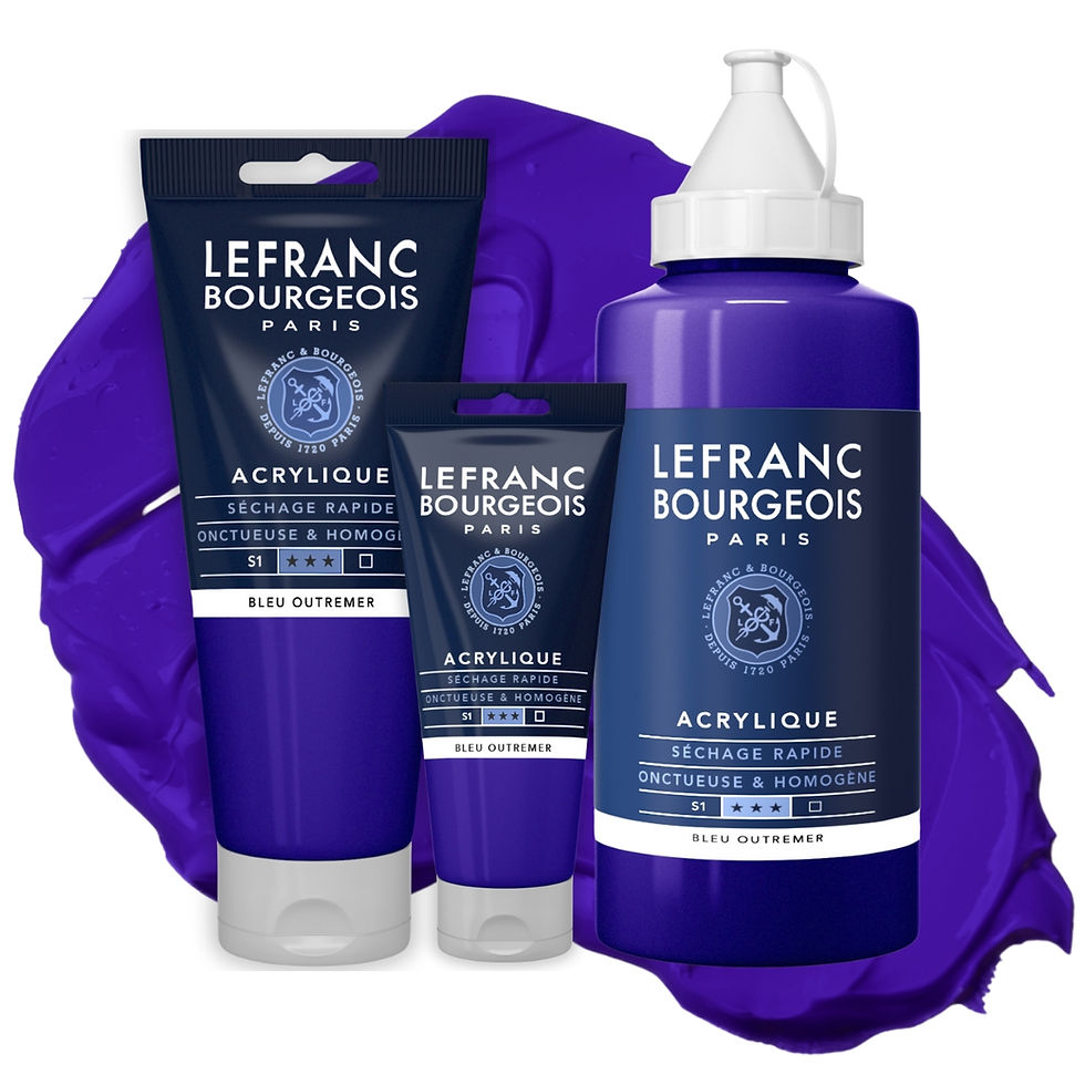 Miniatură: Culori acrilice 043 Ultramarine Fine Lefranc Bourgeois
