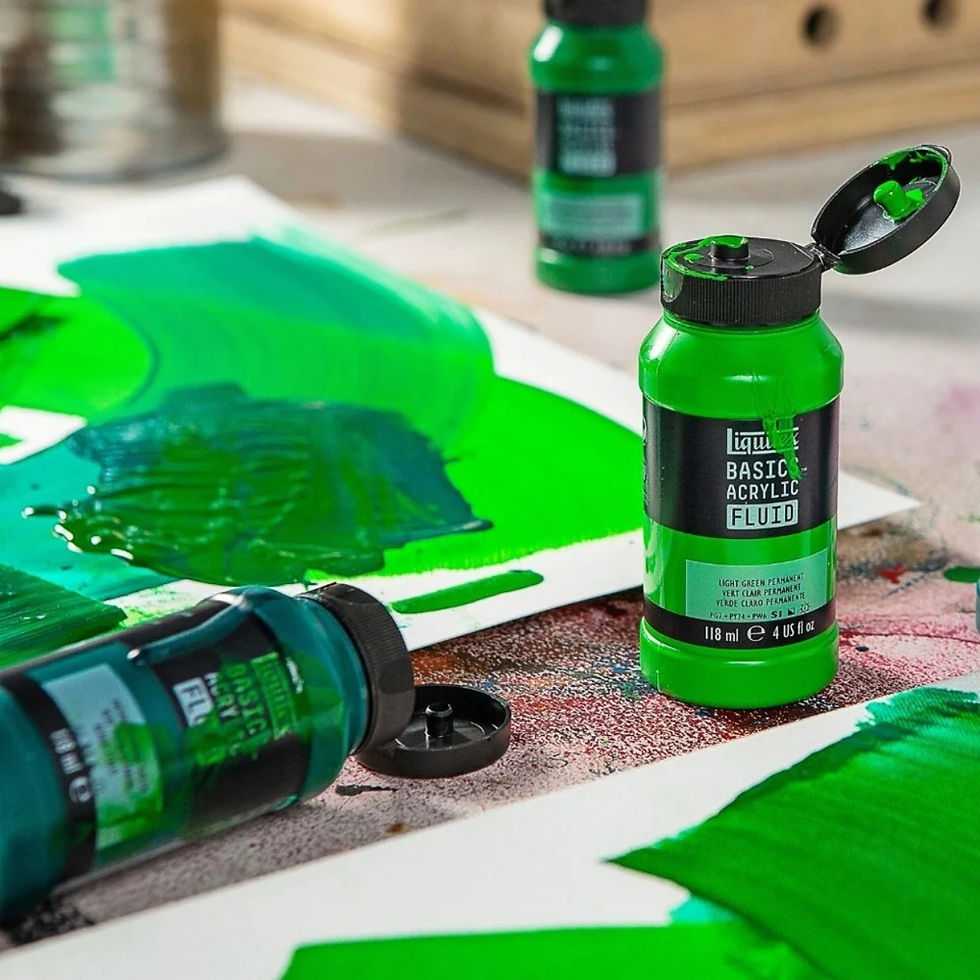 Set acrilice fluide Fluid Liquitex Basics 6 x 118ml [Sugestie de prezentare]