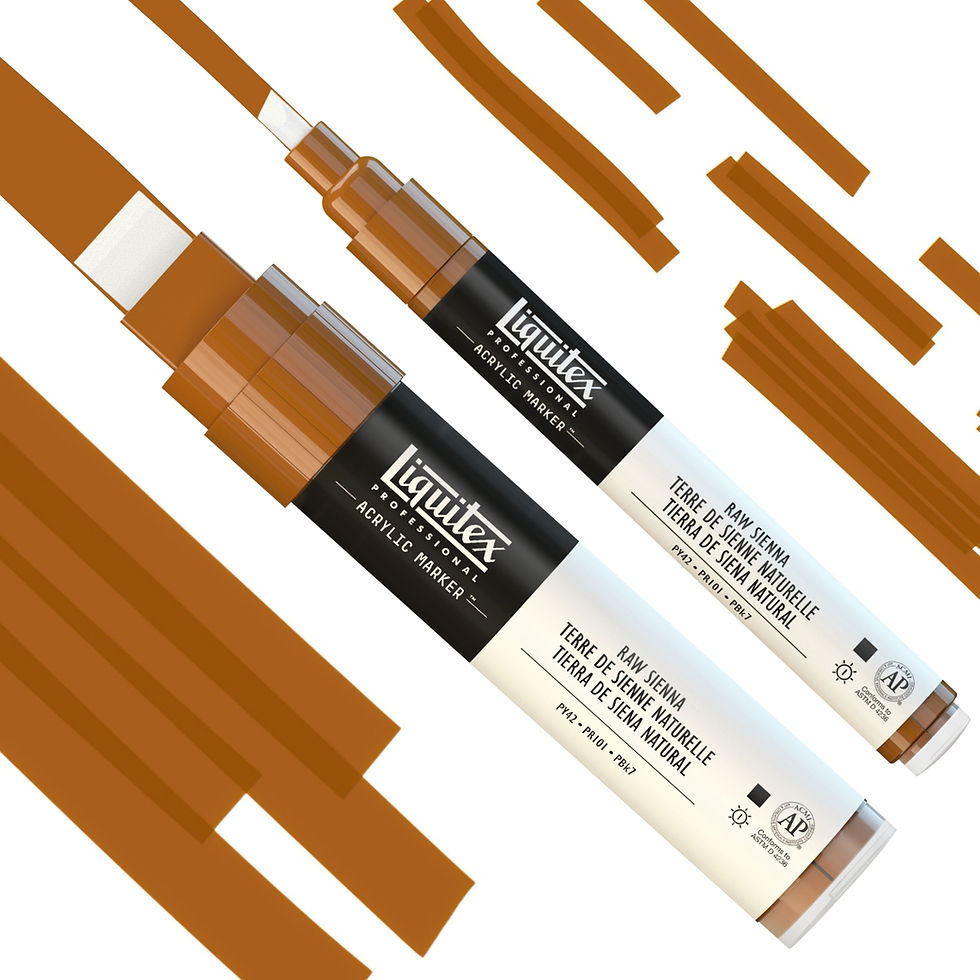 Miniatură: 887452000907, 887452000396- Marker acrilic 330 Raw Sienna profesional Liquitex