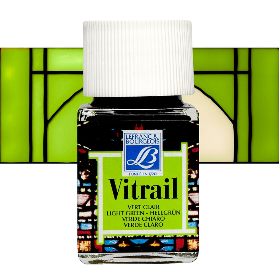 Miniatură: 3013642102541- Culori vitraliu sticla 556 Light Green Lefranc Bourgeois 3013642102541