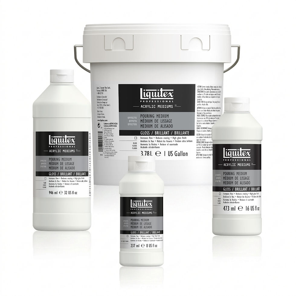 887452058984, 887452059028, 887452058991, 887452059004- Medium acrilic pentru pouring Liquitex Professional