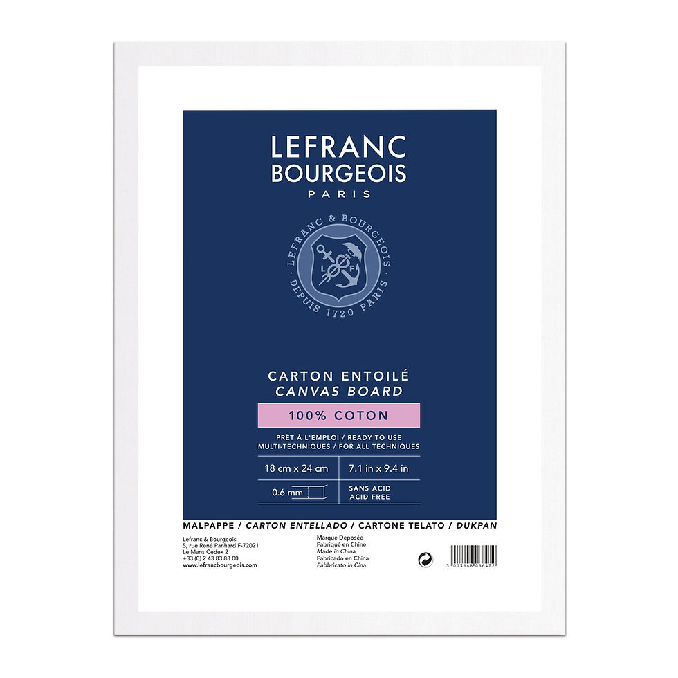 Miniatură: 3013648066472- Carton panzat Lefranc Bourgeois 18x24cm 3013648066472