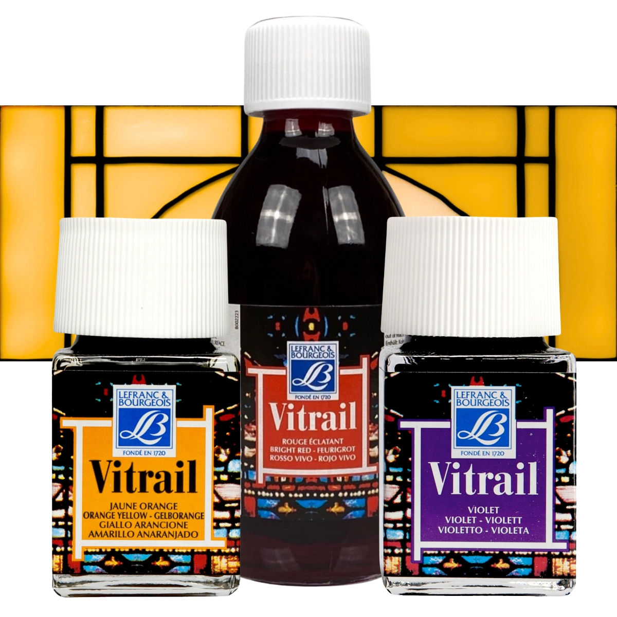 Culori vitraliu sticla Lefranc Bourgeois