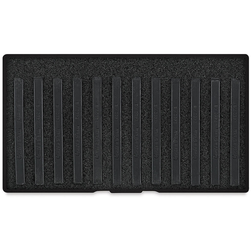Miniatură: Set pasteluri Pierre Noire B Carre Conte a Paris 12 buc [Sugestie de prezentare]