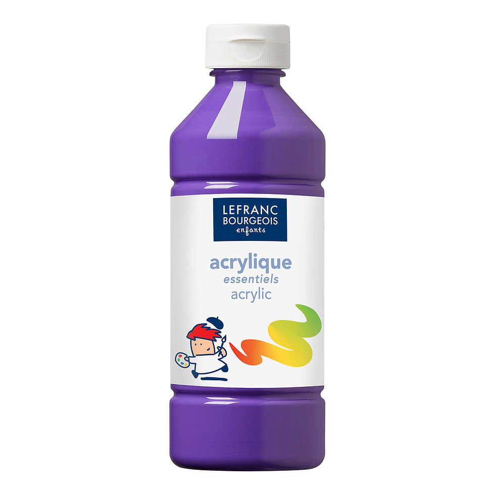 Miniatură: 3013641885308- Culori acrilice Violet Gama de Studiu Essentiels Lefranc Bourgeois 500ml 3013641885308