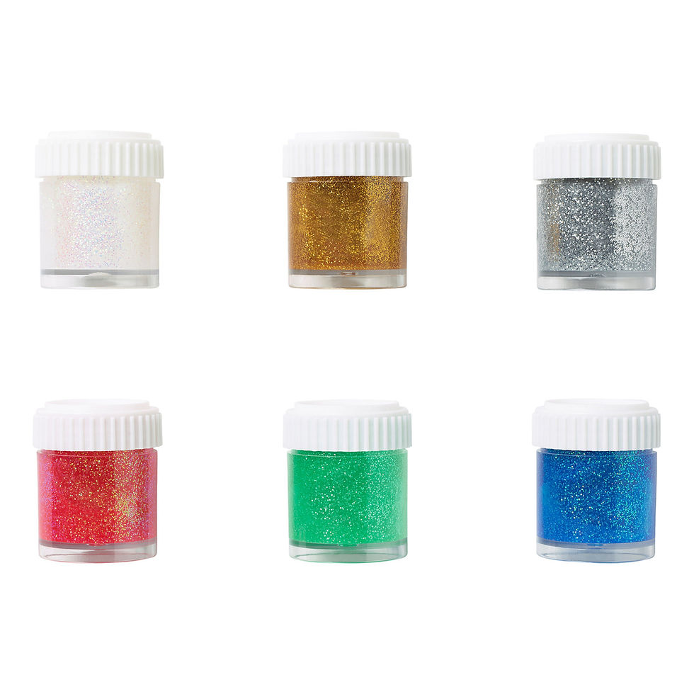 Set culori gel sclipici Lefranc Bourgeois 6 x 22ml [Sugestie de prezentare]