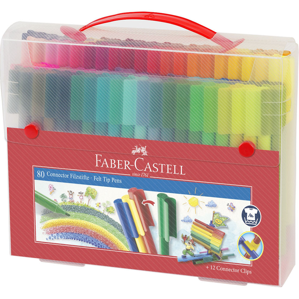 Miniatură: 4005401555797- Set 80 buc culori carioca Faber Castell FC155579  4005401555797